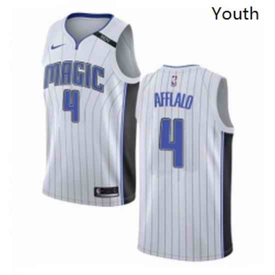 Youth Nike Orlando Magic 4 Arron Afflalo Swingman NBA Jersey Association Edition